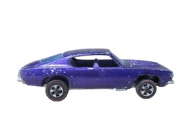 VTG 1968 Hot Wheels Redline Custom Barracuda Purple – HK Base – Purple I... - $79.15