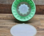 Tupperware Jadeite Green Jell-O Mold, Insert, &amp; Keeper Lid #1201-7 - 3 P... - $16.80