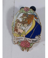 DISNEY - 2003 TRADING PIN -- BEAUTY AND THE BEAST  platium collection rare - £23.23 GBP