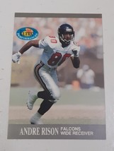 Andre Rison Atlanta Falcons 1991 Fleer Ultra Performances Card #2 - £0.76 GBP