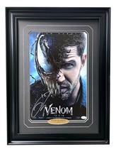 Tom Hardy Signed &quot;Venom&quot; 11x17 Authentic Movie Poster Framed JSA COA Autograph - £355.24 GBP