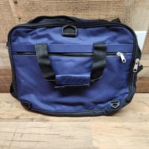 Royal Blue Laptop Notebook Bag - Multi Compartments - CLEAN - Unbranded But Nice - £15.01 GBP