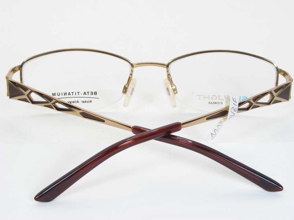 SKYLIGHT BI581-12 Gold / Bronze-Brown EYEGLASSES GLASSES BETA-TITANIUM 52-18-135 Item image 3