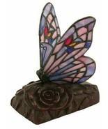 Multi-colored Butterfly LED Lamp Keepsake Funeral Cremation Urn for Ashes - £143.88 GBP