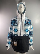 NWT North Face Youth Freedom Anorak White/Blue Geo Print Size XL(18/20) - £64.30 GBP