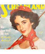 1951 Elizabeth Taylor Actress Screenland COVER PAGE Advertisement Movies... - $41.01 CAD