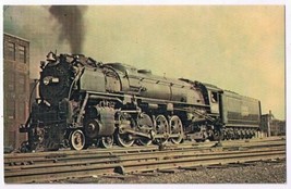 Postcard Train Boston &amp; Maine 4113 Black Arrow Baldwin Worcester Mass 1946 - £3.94 GBP