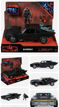 DC The Batman Movie BATMOBILE w/Lights/Sounds &amp; Action Figure 2022 Spin Master - £35.96 GBP