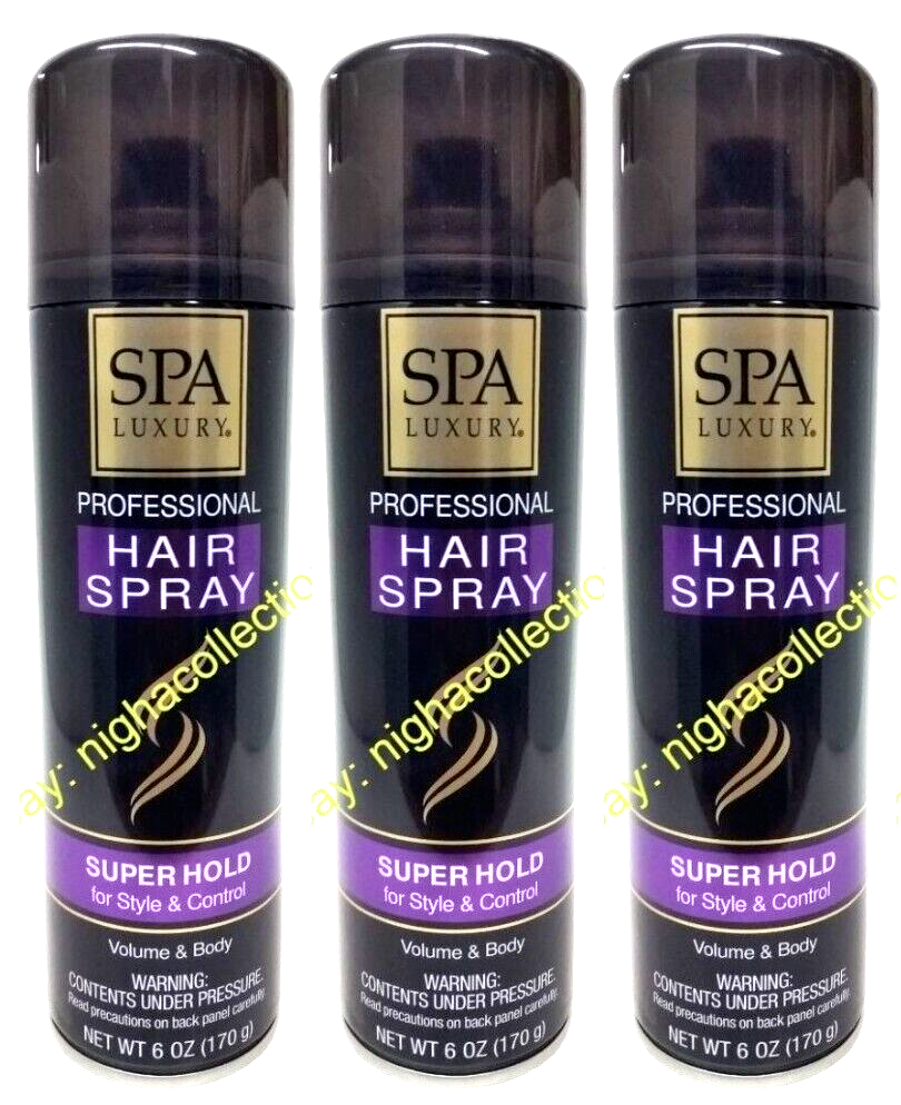 ( Lot 3 ) S.Luxury Professional Volume &amp; Body Super Hold Hair Spray 6 Oz... - $24.74
