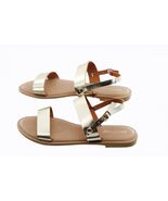 Women Sandals West Loop Brown Double Band Cushioned Insole  Size S 5/6 G... - $13.75