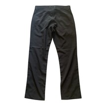 Michael Brandon Black Dress Pants Men’s 32x30 Straight Fit Polyester Classic image 5