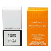 Cucina Sanguineli Orange &amp; Fennel Electric Diffuser Refill 25ml &amp; White ... - £18.07 GBP