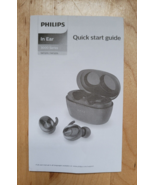 Philips Wireless Earphones Guide/Manual 3000 series TAT8505 - £7.73 GBP