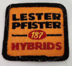 Vintage Lester Pfister 187 Hybrids Patch Hat Shirt Logo Emblem 2X2-1/4 In - €7,66 EUR