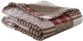 Quilted Throw, 50&quot; X 60&quot;, 100% Cotton, Reversible, Eddie Bauer Camino Island - £36.59 GBP