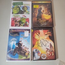 Childrens Dvd Lot: Beauty And The Beast Shrek The Halls Nanny Mc Phee Lion King - £12.58 GBP