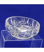 Serving Bowl Divided Simple Leaf Design Vintage Glass Home Decor 6&quot; Dia - $666.24 MXN