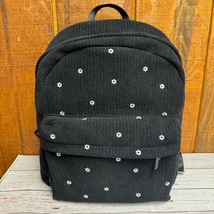 SKINNYDIP LONDON Cord Daisy Large Backpack - Black - $475.91 MXN