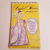 Vintage Leister Game Co Bridal Shower Party Games N-80 Spiral Bound Book... - $5.87