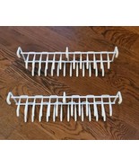Vintage White  Wired Hook Rack Organizer Hanger for Tie Belt scarfs  - $533.21 MXN