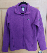 Patagonia Better Sweater Women&#39;s Small Full Zip Berry Jacket Multiple Pockets - £23.83 GBP