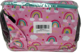 Small Day Pack Backpack for Girl's 15" Pink Rainbows -  Padded Adjustable Straps image 2