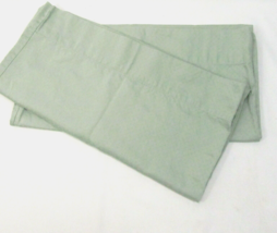 Calvin Klein Square Dot Sage Green 400tc Cotton 2-PC King Pillowcase Pair - £25.31 GBP