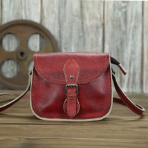 Johnature Simple Bag Leather All-match Women Shoulder Bags 2022 New Leisure Soli - £48.65 GBP