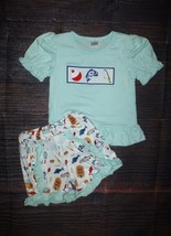 NEW Boutique Fishing Girls Shorts Outfit Set - £13.58 GBP+