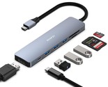 BENFEI USB C HUB 7in1, USB C HUB Multiport Adapter with USB-C to HDMI, U... - £27.07 GBP
