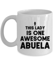 Awesome Abuela Coffee Mug Mothers Day Funny Lady Tea Cup Christmas Gift For Mom - £12.42 GBP+