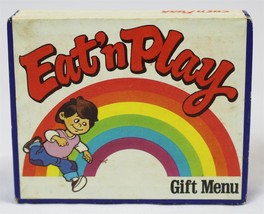 VINTAGE 1984 Eat n Park Restaurant Pittsburgh Eat &amp; Play Kid&#39;s Toy Menu - $19.79