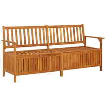 Storage Bench 170 cm Solid Wood Acacia - £154.68 GBP