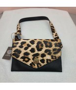 Vince Camuto Envelope Purse Bag With Belt Leopard Size L Animal Print Fanny - €23,77 EUR