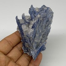 146.5g, 3.3&quot;x2.2&quot;x1.3&quot;, Rough Raw Blue Kyanite Chunk Mineral @Brazil, B32858 - £22.85 GBP