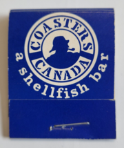 COASTERS CANADA SHELLFISH BAR TORONTO OTTAWA CANADA ADVERTISING MATCHBOO... - $17.80 CAD