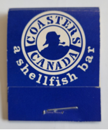 COASTERS CANADA SHELLFISH BAR TORONTO OTTAWA CANADA ADVERTISING MATCHBOO... - $17.81 CAD