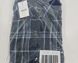 J Crew Flannel Shirt Mens Size Large Classic Fit Navy Blue msrp $89.50 B... - $24.70