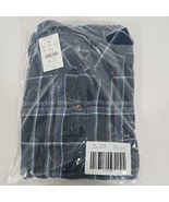 J Crew Flannel Shirt Mens Size Large Classic Fit Navy Blue msrp $89.50 B... - $33.78 CAD