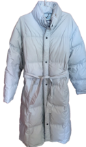 RARE VTG 70s 80s The Company Store Duck Down Puffer Trench Coat L NWOT Gray - $247.45