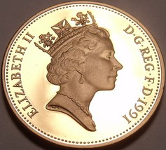 Extrem Selten Großbritannien 1991 2 Pence ~ Nur 10,000 Ever Hergestellt ... - $13.67