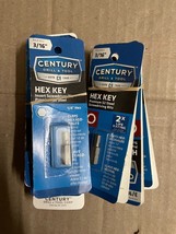 CENTURY DRILL &amp; TOOL #68462 Hex Key 3/16&quot; Screwdriver Bits Pack of 12 - $53.46