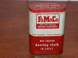 Vintage FoMoCo Ford Dusting Cloth Empty Tin Can - €38,08 EUR
