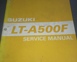 2003 2004 2005 Suzuki LT-A500F Service Shop  Manual 99500-44043-01E K2 K... - £62.14 GBP