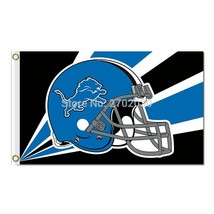 Detroit Lions 3x5ft Sports Fan Flag - High-Quality Print - $20.00