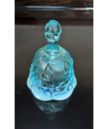 Fenton Glass Lily of the Valley Bell Blue Opalescent 5 1/2&quot; VinTaGe EAPG... - £15.21 GBP