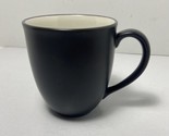 Noritake Colorwave Graphite Gray Coffee Mug Cream Inside 12 oz Stoneware - £8.78 GBP