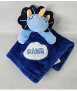 Unbranded Dinosaur Triceratops Navy Blue Roar Lovey Plush - READ DESCRIP... - $19.75