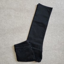 Chicos Platinum Ultimate Fit Skinny Leg Jeans Womens Size 1 Short US 8 Black - £20.11 GBP