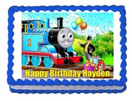 Thomas and Friends Train Edible Cake Image Cake Topper - £7.98 GBP+
